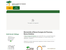 Tablet Screenshot of bef.es