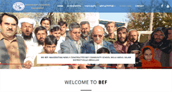 Desktop Screenshot of bef.org.pk